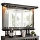 Imperial International Bixby back bar Mirror in Charcoal, , large