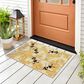 Trans-Ocean Import Liora Manne Esencia Bee Honey 2" x 2"10" Indoor/Outdoor Area Rug, , large