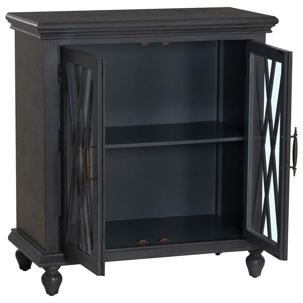 Linon Home Decor Kelcey 2-Door Cabinet in Grey, , large