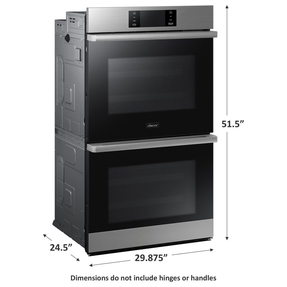 Dacor 30&quot; Electric Double Wall Oven in Silver Stainless Steel, , large