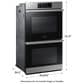 Dacor 30" Electric Double Wall Oven in Silver Stainless Steel, , large