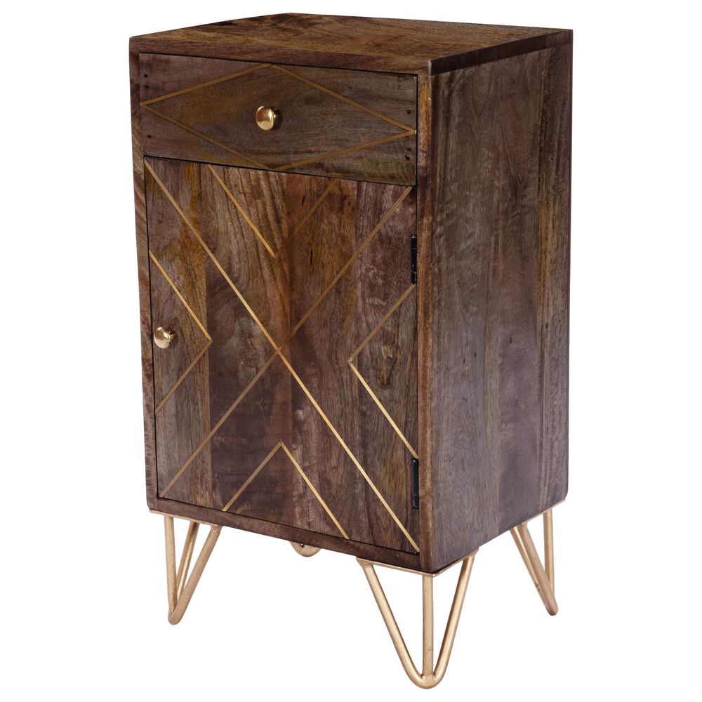 Butler Alda Chairside Chest in Medium Brown, , large