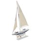 Maple and Jade 22" Coastal Sail Boat Sculpture in Blue and White (Set of 2), , large