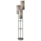 Adesso Trio Shelf Floor Lamp in Brushed Steel, , large