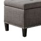 Hampton Park Shandra II Storage Bench in Charcoal, , large