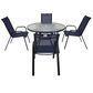 Redline Creation Inc. Loni Birch 5-Piece Outdoor Dining Set in Navy, , large