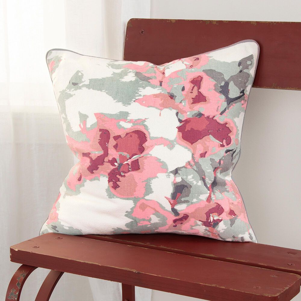 Rizzy Home Connie Post Floral 20" Pillow Cover in Multi, , large