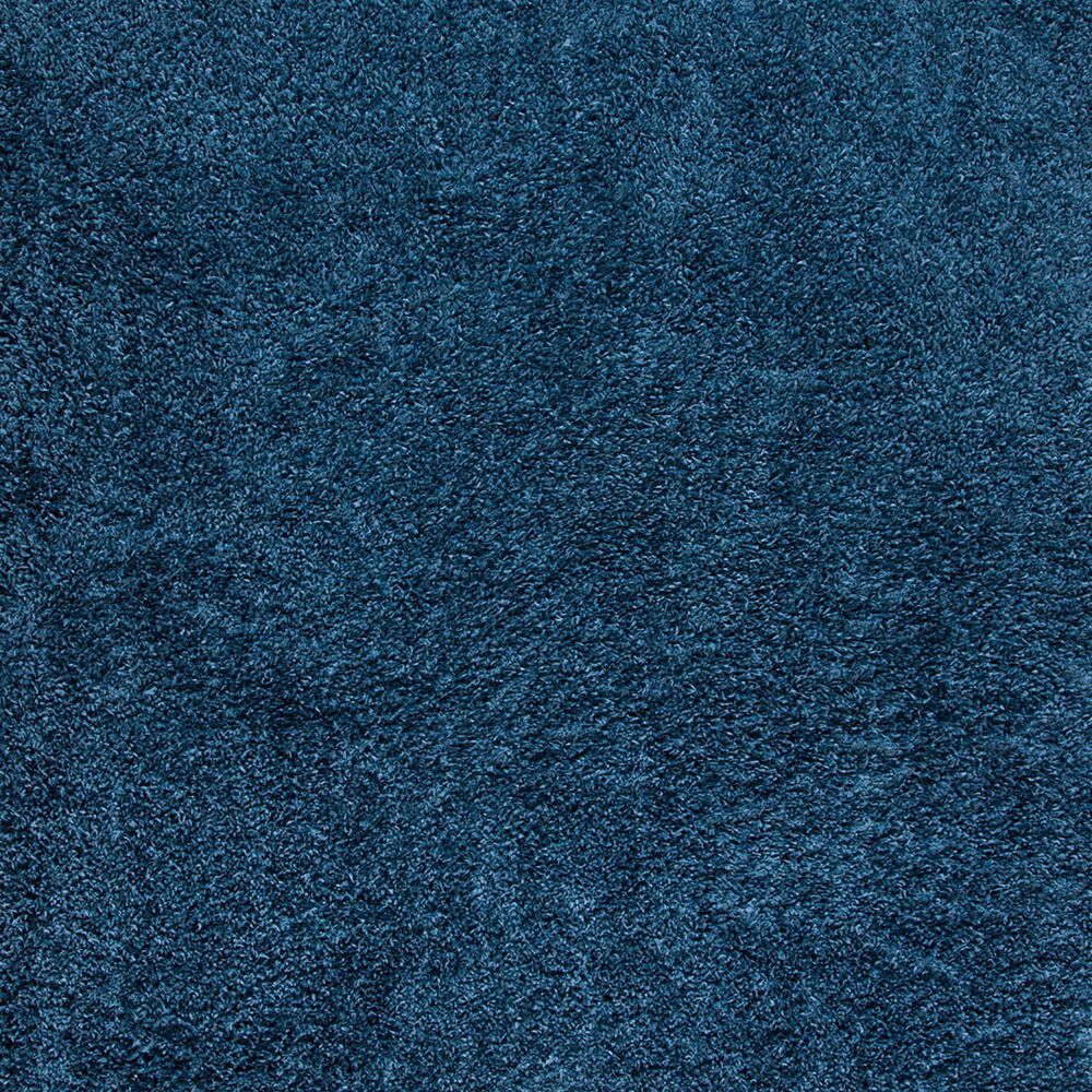 Safavieh August Shag AUG200M 6&#39;7&quot; Round Navy Area Rug, , large