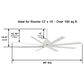 Minka-Aire Xtreme H2O 65" Indoor/Outdoor Ceiling Fan in Flat White, , large