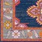 Surya Harput 8"10" x 12"6" Navy, Charcoal, Medium Gray, Burgandy, Burnt Orange, Mustard and Ivory Area Rug, , large