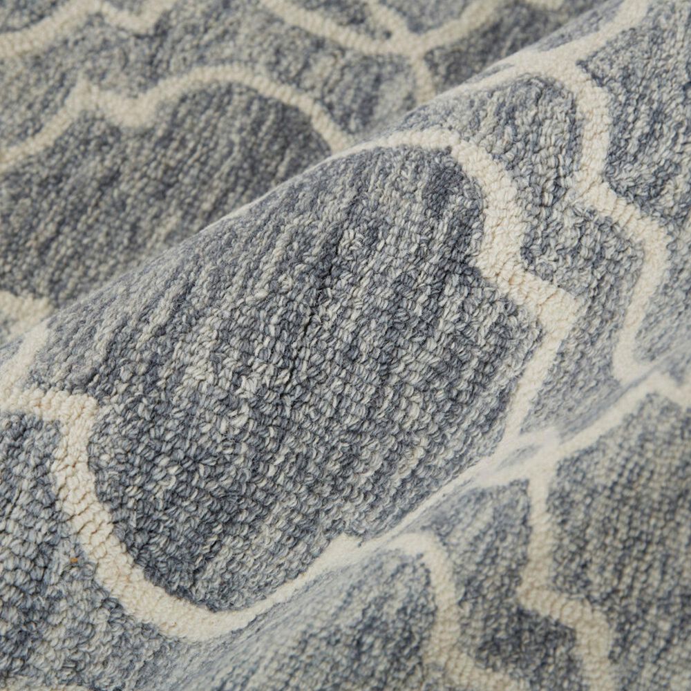 Feizy Belfort Gray and Ivory 10&#39; x 14&#39; Area Rug, , large