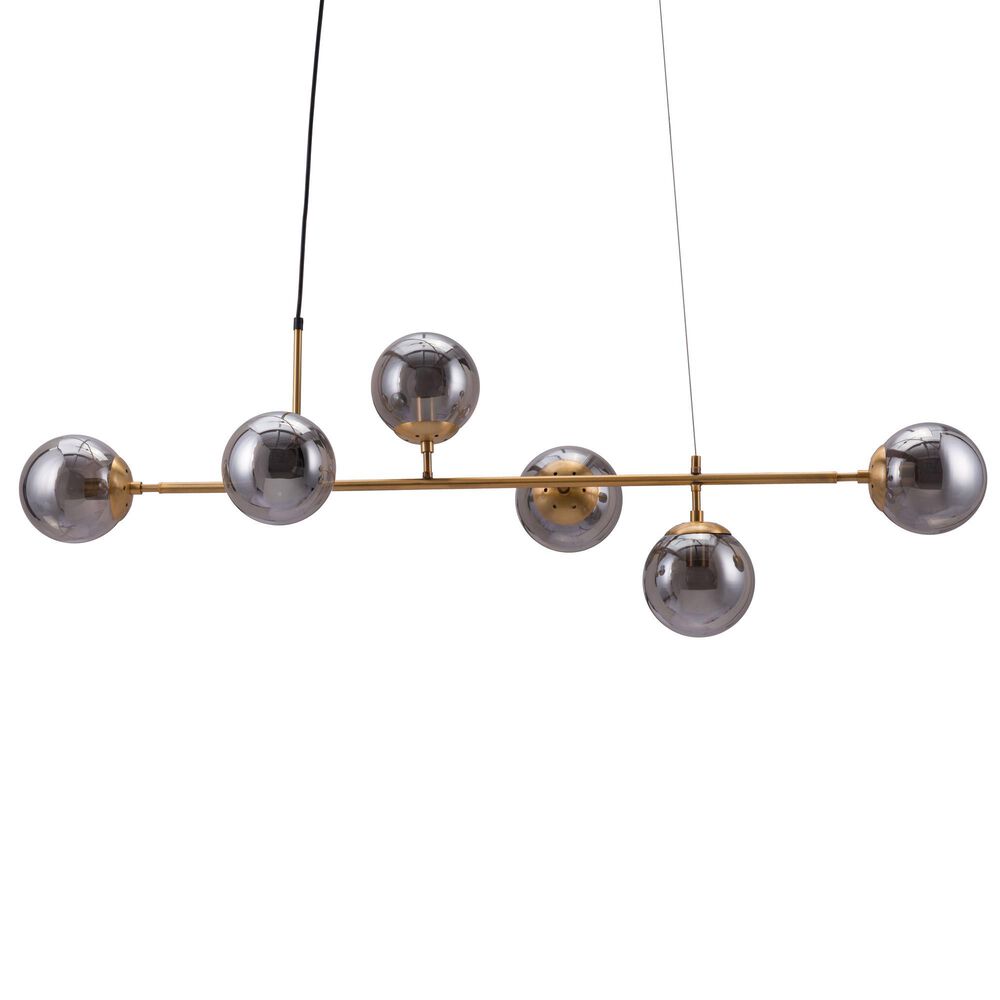 Zuo Modern Gisela Ceiling Lamp in Brass, , large