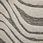 Feizy Kimball Gray and Ivory 3"6" x 5"6" Area Rug, , large