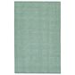 Kaleen Rugs Ziggy ZIG01-91 8" x 10" Teal and White Indoor/Outdoor Area Rug, , large