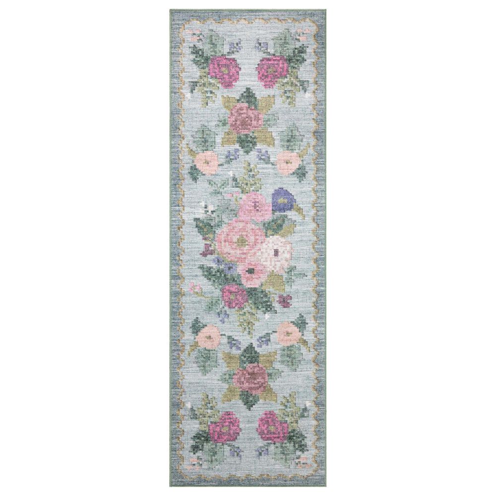 Rifle Paper Co. x Loloi Rosa 2"6" x 9"6" Sky Runner, , large