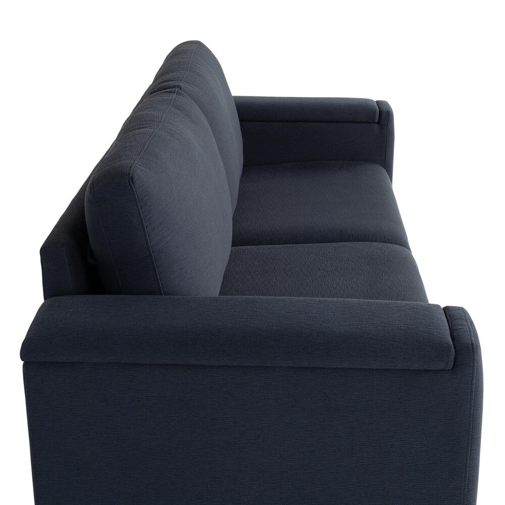 Lifestyle Solutions Riles Stationary Storage Sofa in Navy Blue, , large