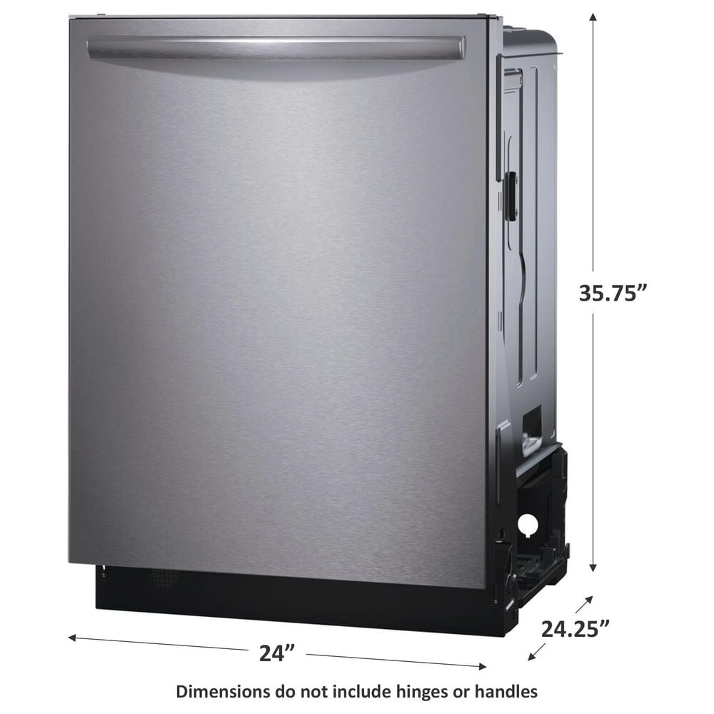Frigidaire Gallery 24&quot; Built-In Bar Handle Dishwasher with CleanBoost in Stainless Steel, , large