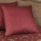 J. Queen New York Bari 26" Square Euro Pillow Sham in Red, , large