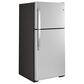 GE Appliances 19.2 Cu. Ft. GTS19KYNRFS Top Freezer Refrigerator in Stainless Steel, , large