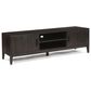 Porter Designs Fall River 72" TV Stand in Black Walnut, , large
