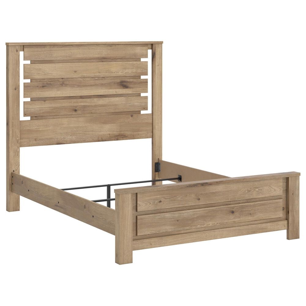Ashley Brozmont Queen Panel Bed in Natural Brown, , large