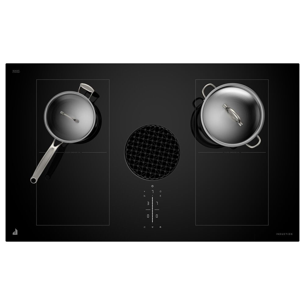 JennAir 36&quot; Induction Downdraft Cooktop in Black, , large