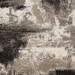 Central Oriental Tulsa Brunsville 7"10" x 9"10" White Sand and Armor Grey Area Rug, , large