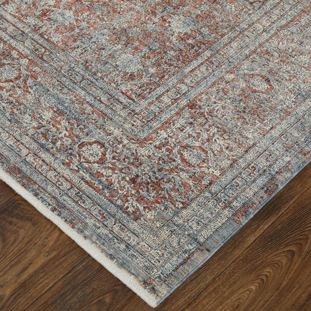Feizy Marquette 4&#39; x 5&#39;3&quot; Blue and Multicolor Area Rug, , large