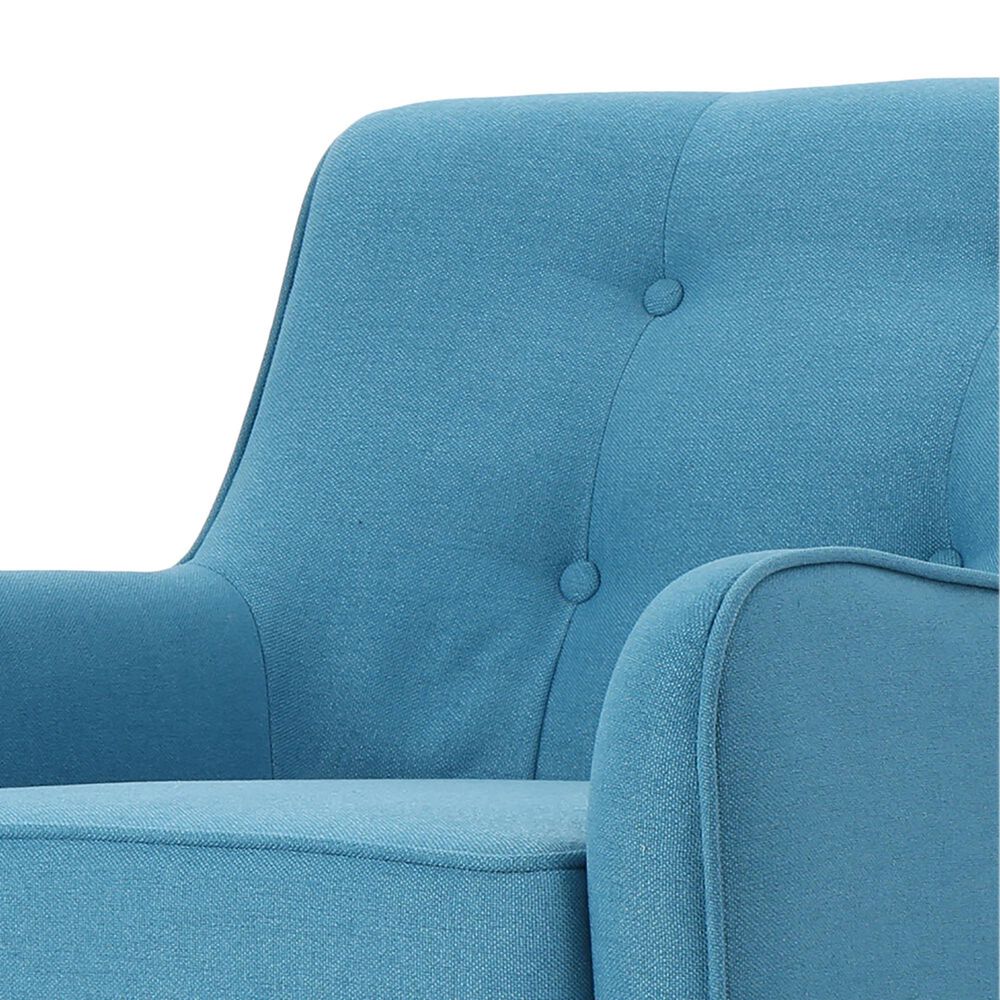 Noble House Felicity Arm Chair in Teal &#40;Set of 2&#41;, , large