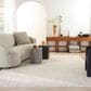 Nourison Luna 8"6" x 11"6" Ivory, Silver and Blue Area Rug, , large