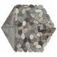 Dal-Tile Pebble Oasis Coastal 12" x 10" Tri-Hexagon Natural Stone Mosaic Sheet, , large