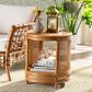 Baxton Studio Louis End Table in Light Honey, , large