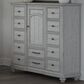 Golden Wave Furniture New Haven 12-Drawer Master Chest in Oyster Shell, , large