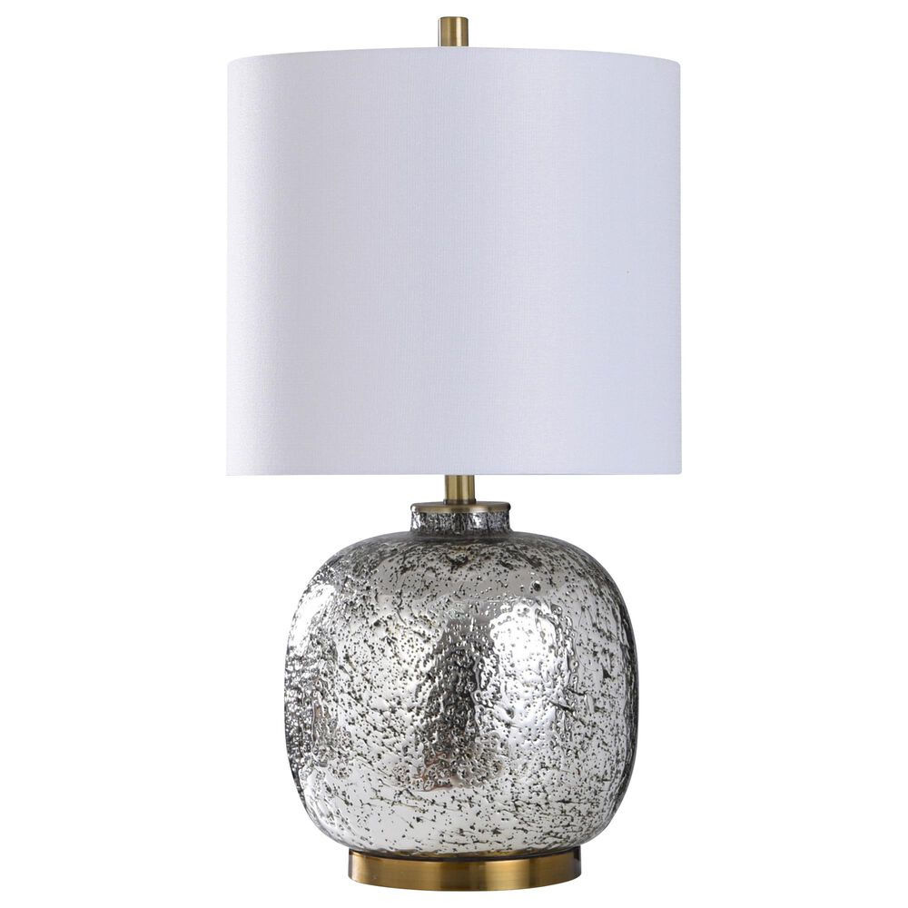 Flair Industries Table Lamp in Gray and Silver, , large