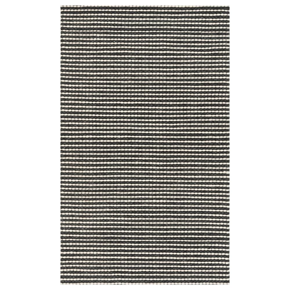 Safavieh Natura NAT801E 4" x 6" Ivory and Black Area Rug, , large