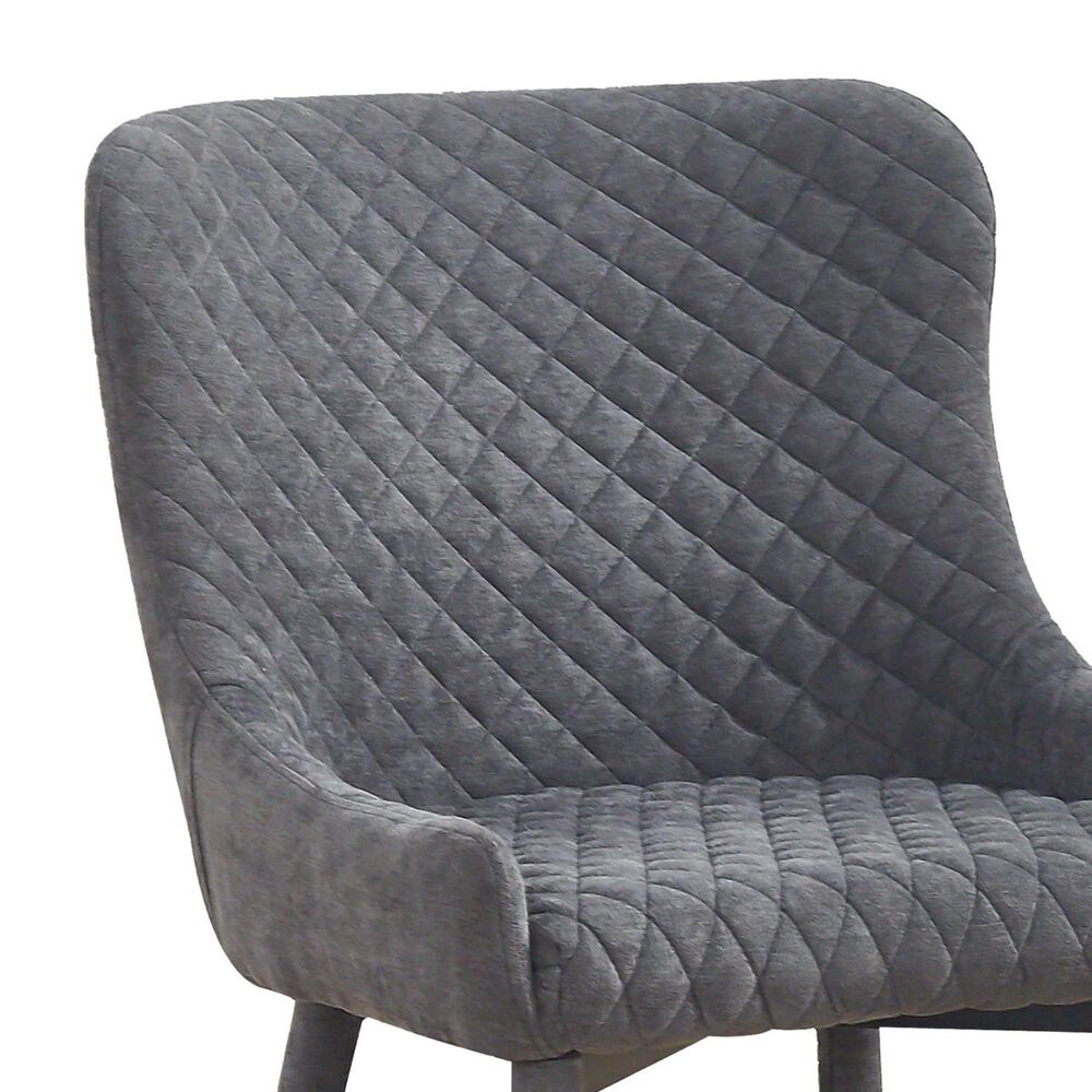Tov Furniture Draco Velvet Chair in Grey, , large