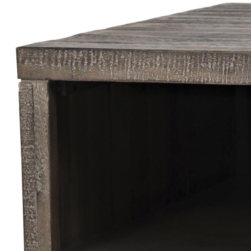 Waltham East Hampton End Table in Distressed Grey, , large