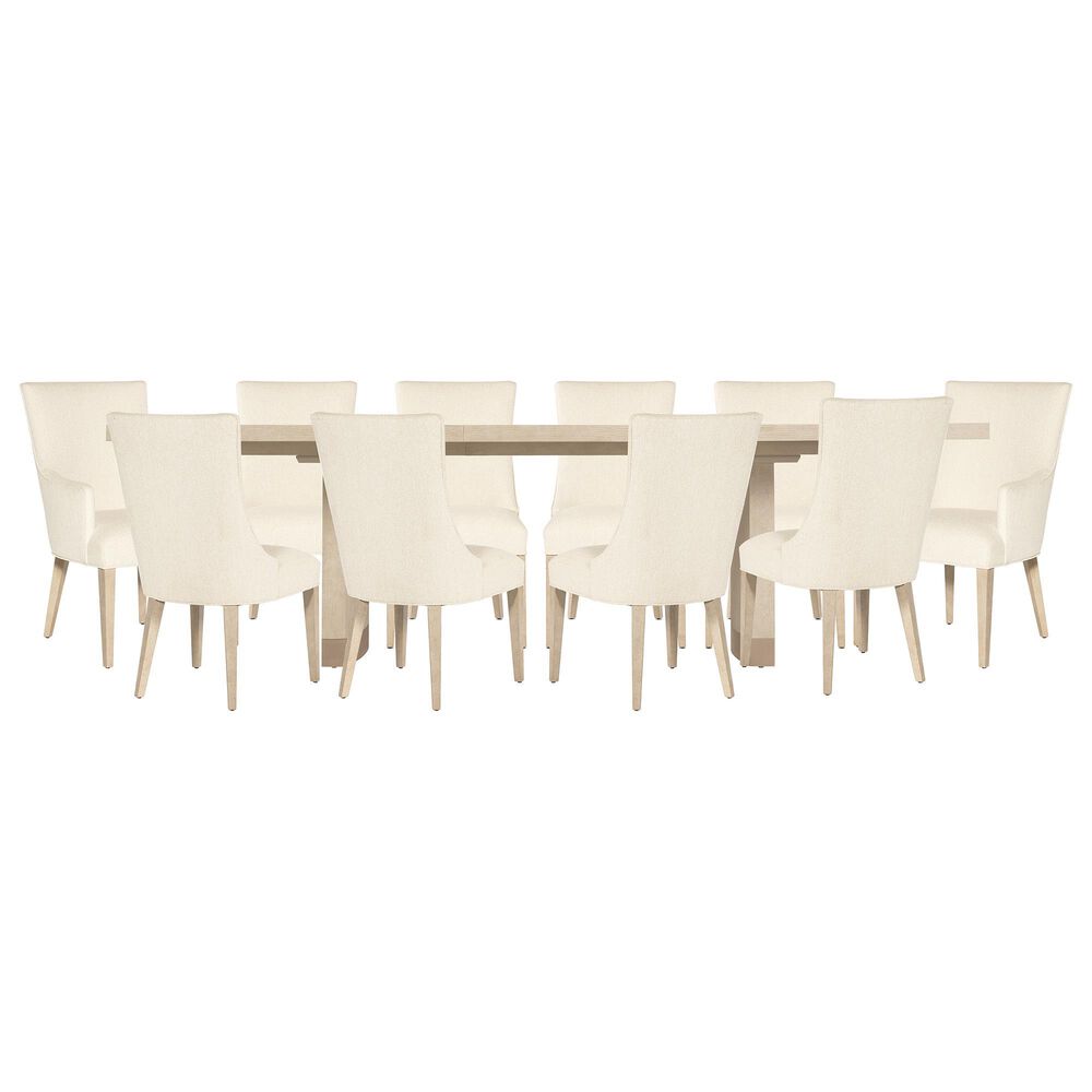 HOOKER FURNITURE Westwood 11-Piece Rectangular Dining Set in Polished Limestone, , large