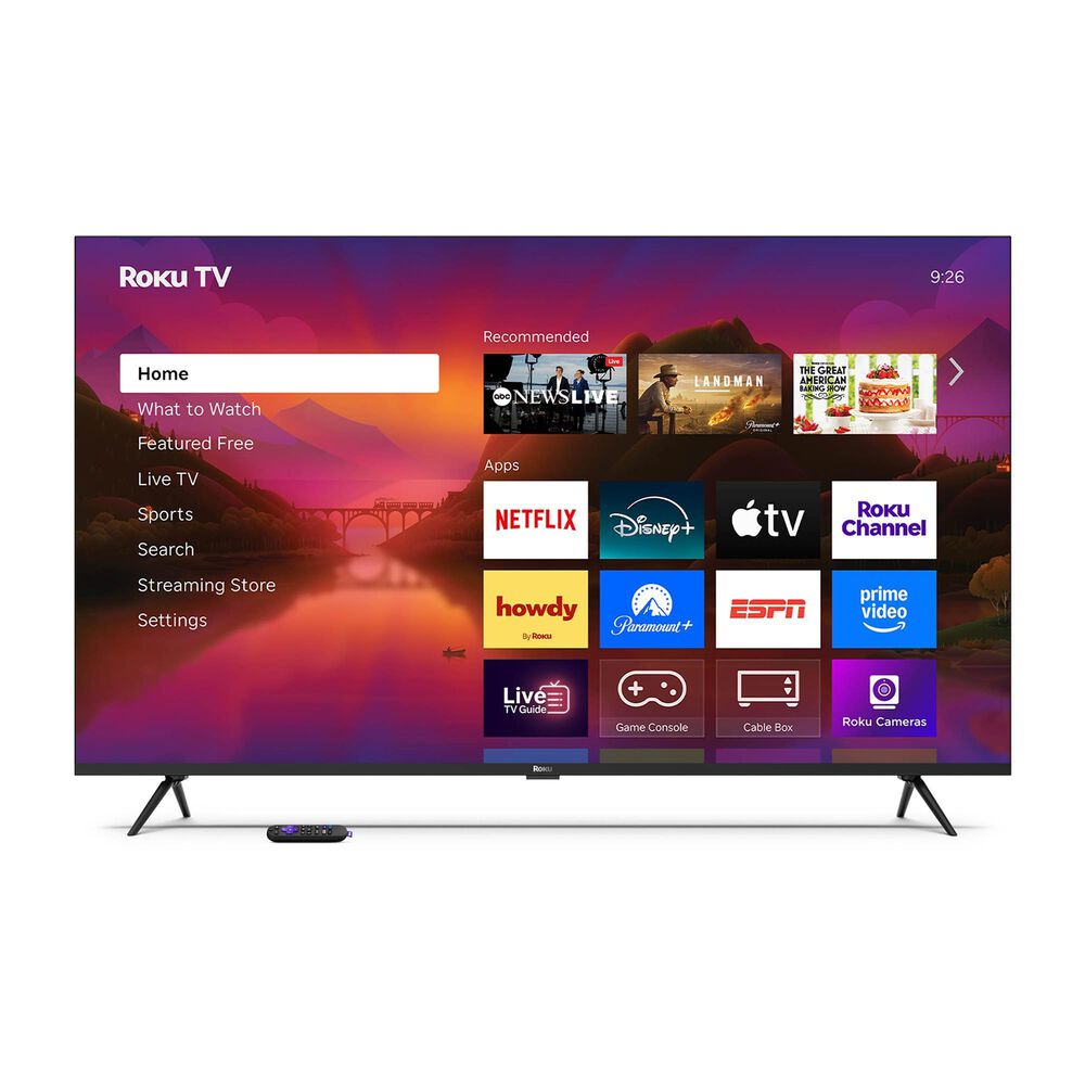 Roku 75" Class Plus Series QLED Mini-LED in Black - Smart TV, , large