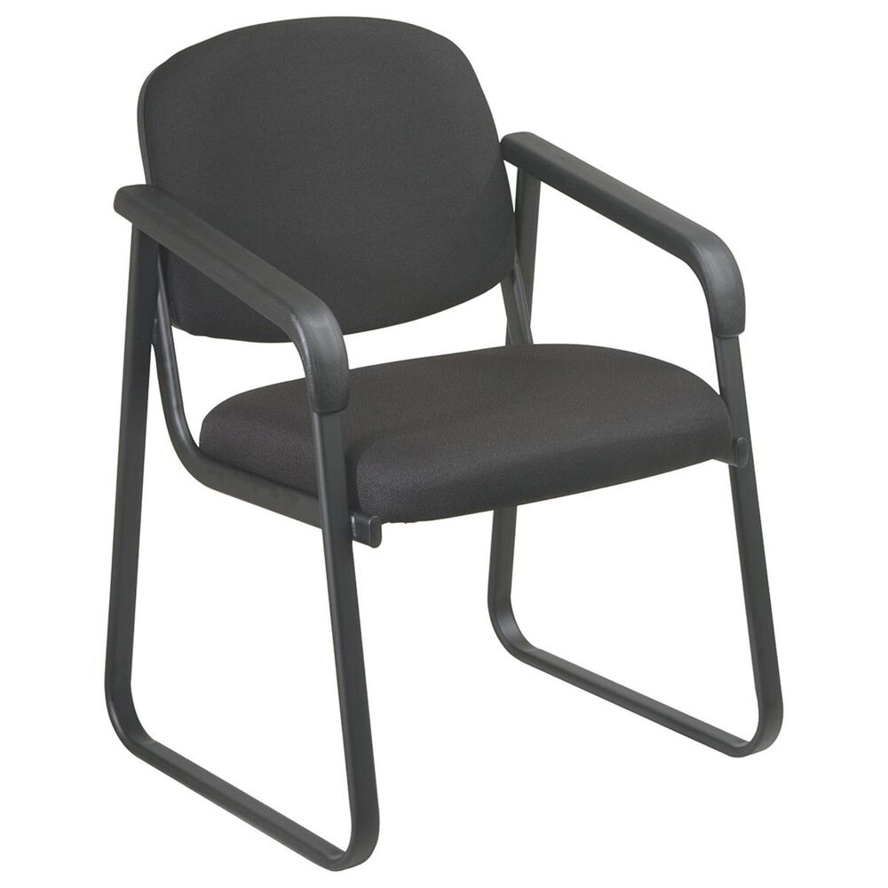 OSP Home Visitors Deluxe Arm Chair in Black, , large