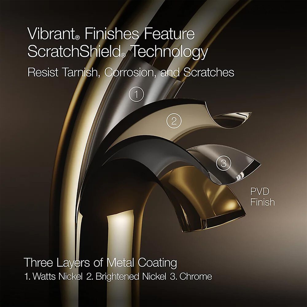 Kohler Purist Widespread Bathroom Sink Faucet in Vibrant Brushed Graphite, , large