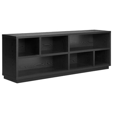 Hudson and Canal Bowman 70" TV Stand in Black Grain, , large