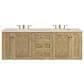 James Martin Vanities Laurent 72" Double Bathroom Vanity in Light Natural Oak with 3 cm Eternal Marfil Quartz Top and Rectangular Sinks, , large