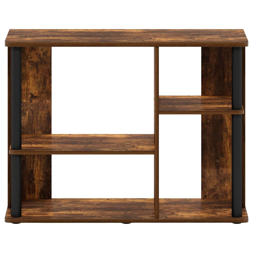 HOMLUX 32" TV Stand in Amber Pine and Black, , large