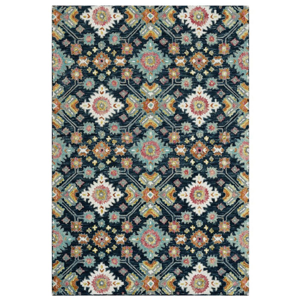 Amer Rugs Jackson JAC-3 Navy 8" x 10" Area Rug, , large
