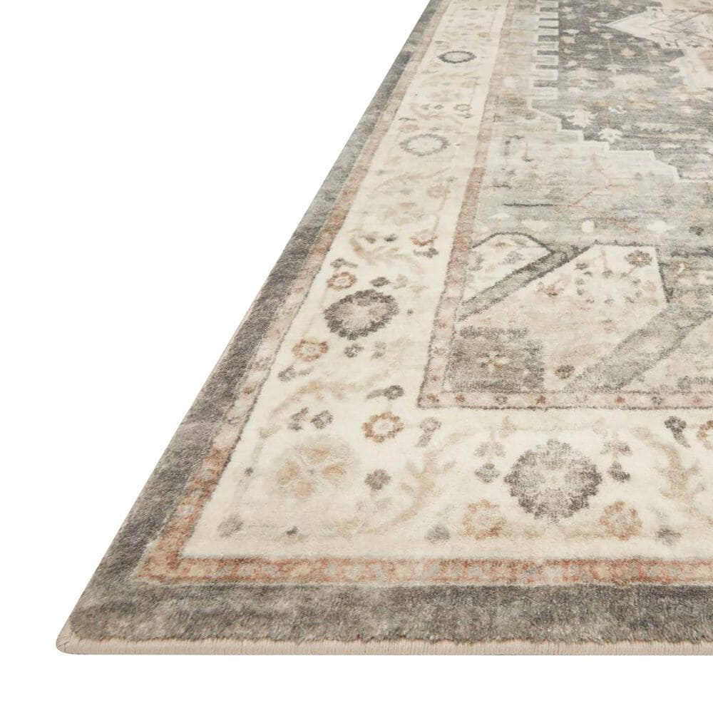 Loloi II Rosette ROS-09 2&#39;2&quot; x 3&#39;10&quot; Slate and Ivory Area Rug, , large