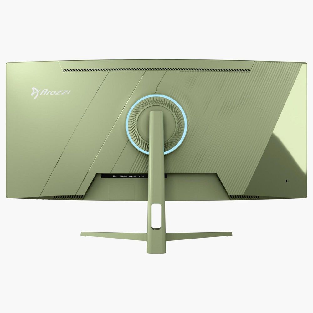 Arozzi Nova 34" Curved VA 165Hz Gaming Monitor in Forest Green, , large