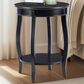 Linon Home Decor Rainbow Side Table in Black, , large