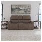 Flexsteel Carter Power Reclining Console Loveseat with Power Headrests in Cappuccino, , large