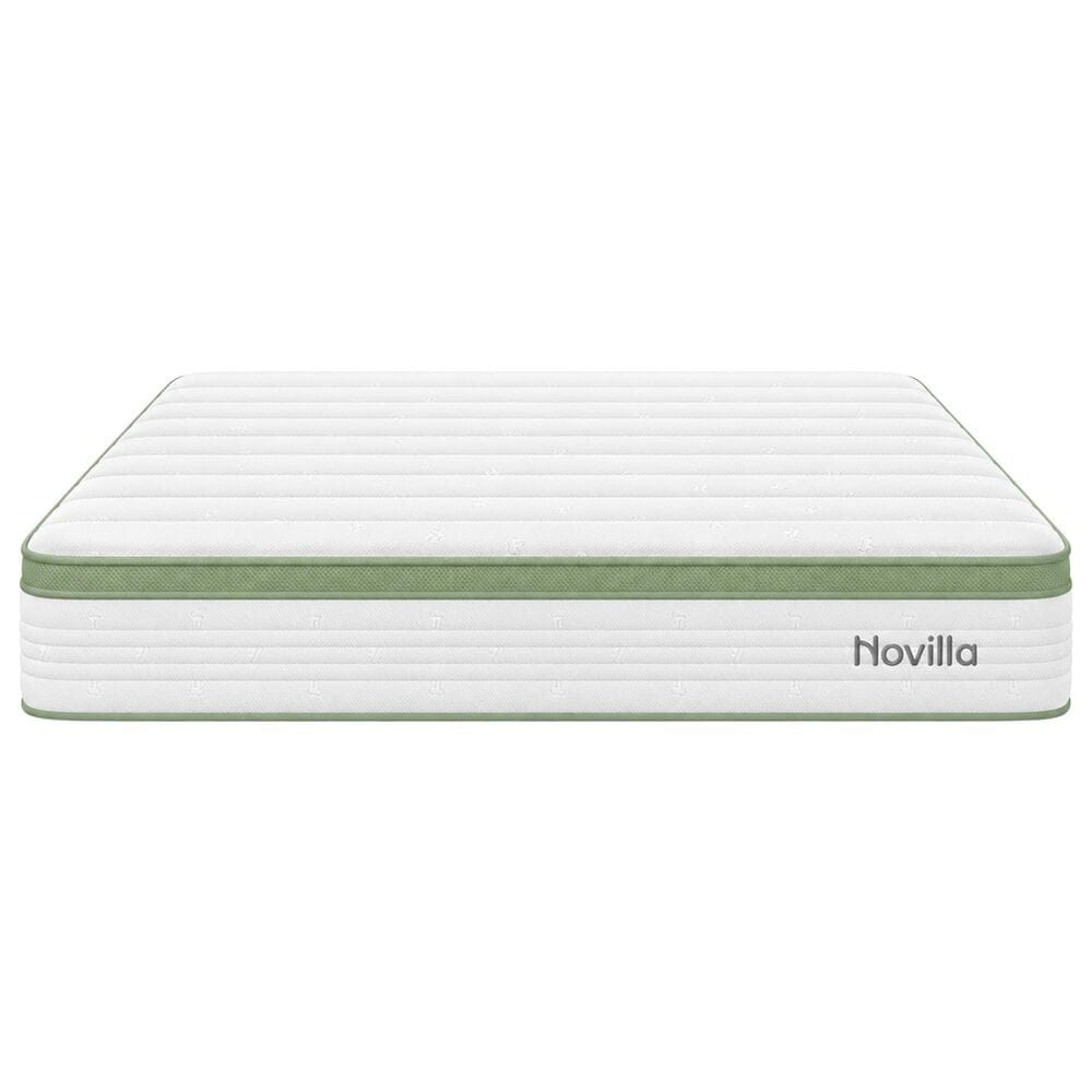 Novilla Grove 10" Medium Hybrid King Mattress in a Box, , large